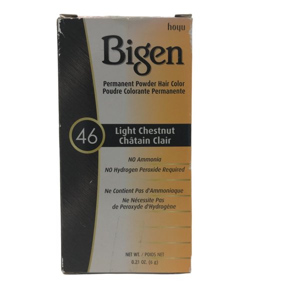 Bigen Powder Hair Color #46 Light Chestnut 0.21oz - Picture 1 of 3
